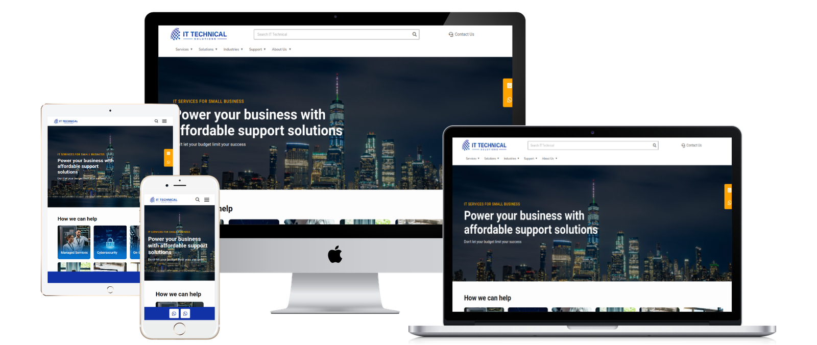 ​IT Technical Solutions WordPress website design by NextStepDev